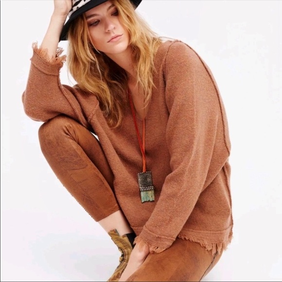 Free People Sweaters - Free People Irresistible Fringe Wool Pullover Sweater